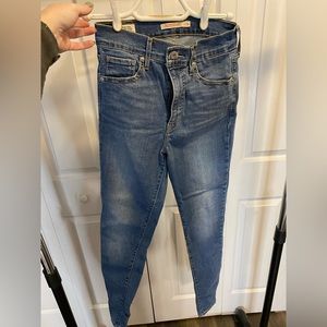 Levi mile high super skinny jeans